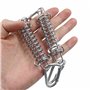 Boucle Ressort Tension Fixation Store - Voile D'ombrage Fixations Accessoires en Acier Inoxydable avec 4 Ressorts HéLicoïdaux 8 