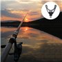 4 Pièces Support de Canne à Pêche, Porte-Canne à Pêche, Support de Poignées de Tige en U, Repose-Canne à Pêche, for Match Fishin
