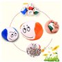 sus 5 Balles de Jonglage, Ensemble de Balles de Jonglage pour Les Enfants Débutants, Kit de Balle de Jonglage Durable, pour Appr
