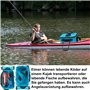 Seau à appât pliable - 28 l - Avec trou d'aération - Récipient multifonction pour appâts de pêche vivants - Convient pour la pêc