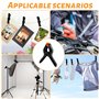 Pofgwjz 8 Pièces Pinces À Ressort, 4 Pouces Pinces Clips, Clips Pour Collage À Mâchoires De Serrage Mobiles,Convient Aux Clips D