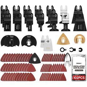 SHALL 102 pièces lames multi-outils