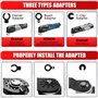 SHALL 102 pièces lames multi-outils, kits d'accessoires multi-outils oscillants