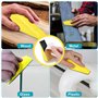 WYRGQIQN Ensemble de Papier à Poncer, Outil de Ponçage Idéal pour Bois et Carrosserie, Cale à Poncer Conçue pour Assurer Confort