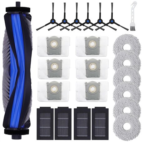 Kit d'accessoires de 24 pièces pour aspirateurs Ecovacs Deebot T50 Max /T50 Pro /T50 Omni /T50 Pro Omni /T50 Max Pro