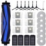 Kit d'accessoires de 24 pièces pour aspirateurs Ecovacs Deebot T50 Max /T50 Pro /T50 Omni /T50 Pro Omni /T50 Max Pro