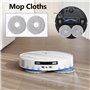 Kit d'accessoires de 24 pièces pour aspirateurs Ecovacs Deebot T50 Max /T50 Pro /T50 Omni /T50 Pro Omni /T50 Max Pro, 1 brosse p