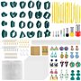 Teklemon Lot de 207 Emporte-Pièces en Argile Polymère pour Boucles d'Oreilles