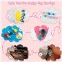 Teklemon Lot de 207 Emporte-Pièces en Argile Polymère pour Boucles d'Oreilles, 24 Formes Cutters de Argile Polymère avec Cartes,