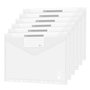 36x Pochette Porte-Document A4 - Poche Transparente Portefeuilles Dossiers de Fichiers pour l'organisation de Documents avec Por