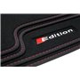 tuning-art Edition Tapis de Sol de Voitures de Voiture adapté pour Audi A4 B8 8K 2007-2015 S Line S4 RS4