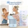 Mini Machine à Laver Portable Machines à Laver Pliables Portables 10L à Linge Pliable avec Panier de Vidange Laveuse Pratique po