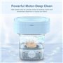 Mini Machine à Laver Portable Machines à Laver Pliables Portables 10L à Linge Pliable avec Panier de Vidange Laveuse Pratique po