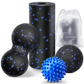 Eurtes Lot de 4 balles de massage pour fascia