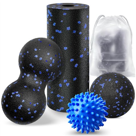 Eurtes Lot de 4 balles de massage pour fascia