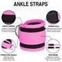 LEXICANMHS Bandes de résistance pour chevilles, bandes de cheville pour entraînement avec poignets, bande de résistance pour che