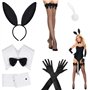 ZALHIN Kit de Déguisement de Lapin - 9 Pcs Accessoire de Déguisement de Lapin