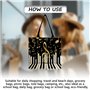 Sac à Main Punk en Coton pour Femme