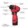 Perceuse Visseuse Sans Fil 16.8V, Visseuse Devisseuse Sans Fil avec 2 Batteries 1500mAh, 45Nm, 25+1 Réglages de Couple, 2 réglag