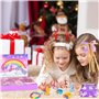 Calendrier de l'Avent Fille Compte à Rebours Noël Calendrier de l'Avent Bijoux Jouets avec A