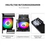 Thermalright TL-C12C-S X5 Ventilateur de processeur ARGB 120 mm PWM Silent Ventilateur d'ordinateur avec roulement S-FDB, vitess