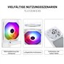 Thermalright TL-C12CW-S X5 Ventilateur de processeur Blanc 1550 tr/min Vitesse de rotation 120 mm Ventilateur de contrôle PWM po