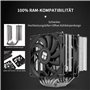 Thermalright Royal Knight 120 SE Ventilateur de processeur, 6 tuyaux thermiques, double ventilateur PWM de 12 cm, RAM Unobstruct
