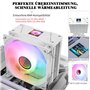 Thermalright Assassin Spirit 120 Vision ARGB White Refroidisseur d'air pour processeur, refroidissement pour PC, 1500 tr/min, ré