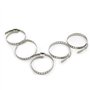 10Pcs Collier De Serrage En Acier Inoxydable HomocinéTique D'Arbre à Cardan RéGlable, 5 petites et 5 grandes pinces réglables Ki