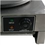 CzyuRachel Crêpière Électrique 3000W Φ400mm - Plaque Chauffante en Cuivre et Acier Inoxydable Avec Plateau Extensible, Thermosta