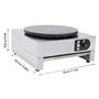 Crêpière Electrique, 3000 W crêpière Plaque à crêpes Fer à crêpes Poêle à crêpes 50-300 ℃ Multi Usage Crêpes Pancakes Omelettes 