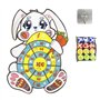 YKHSUAOU Jeu de fléchettes Lapin de Pâques