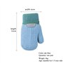 YLUFAC Bébé Gants Tricoté Hiver pour Enfant 1 à 3 ans Renard Moufles Epais Chaud avec Doublure Polaire Garçon Fille Gant d'hiver