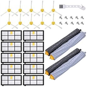Rebirthcare Kit Pièces accessoires pour iRobot pour Roomba Aspirateur Serie 800 900 850 860 861 865 866 870 871 875 876 880 886