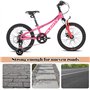 Stabilisateur Velo Enfant, Auxiliaire Roue Bicyclette, Roulette Velo Universelle pour Vélos 12-20 Pouces, Roues D'entraînement R