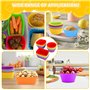 Lot de 36 Moules à Muffins en Silicone, Moules à Cupcakes Réutilisables Moules, Moules en Silicone pour Cupcakes, Trois Modèles 
