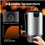 Machine à cire fondue 8L avec buse grande machine à cire fondue kit de fabrication de bougies machine à cire fondue électrique f