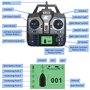 Amgei Télécommande de bateau d'appât pour bateau de pêche GPS D18B D16B D18E D16E