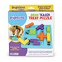 BrightKins Casse-tête Distributeur de friandises pour Chiens, représentant Un Jeu de Blocs, Jeu interactif, favorise la Stimulat