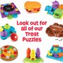 BrightKins Casse-tête Distributeur de friandises pour Chiens, représentant Un Jeu de Blocs, Jeu interactif, favorise la Stimulat