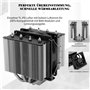 Thermalright Peerless Assassin 90 SE Refroidisseur de processeur double tour avec dissipateur thermique en aluminium haute perfo
