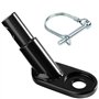 Kit d'attelage de remorque de vélo noir avec goupille de sécurité Adaptateur pour remorque de vélo Thule Remorque de vélo pour e