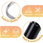 Kit d'attelage de remorque de vélo noir avec goupille de sécurité Adaptateur pour remorque de vélo Thule Remorque de vélo pour e