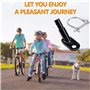Kit d'attelage de remorque de vélo noir avec goupille de sécurité Adaptateur pour remorque de vélo Thule Remorque de vélo pour e