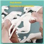 Onlvmyur 12PCS Kit de Peinture Enfant 3D Créatifs Figurines d'animaux Sauvages Jouet d’Art avec 6 Peintures, 2 Pinceaux et Tapis