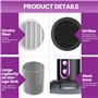 LORESJOY Hotte Aspirante, Mini Hotte Asipirante, Hotte Portable, 3000mAh USB Hotte de Cuisine avec 2 Filtres Amovibles, Hotte de