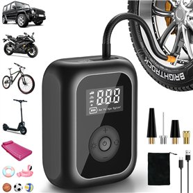 Onherm Pompe à air pour Schrad Compresseur à Air Portatif 6000mAh