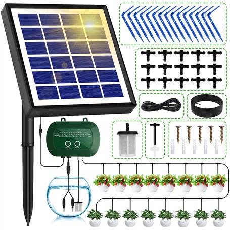 Onherm Arrosage Automatique Solaire pour Jardin