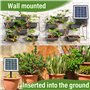 kit Systeme Arrosage Goutte a Goutte Solaire avec 15M Tuyau Arrosage