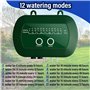 Onherm Kit Arrosage Automatique Goutte à Goutte Solaire, Système d'irrigation Automatique Solaire Avec 12 Modes et Tuyau de 15M 